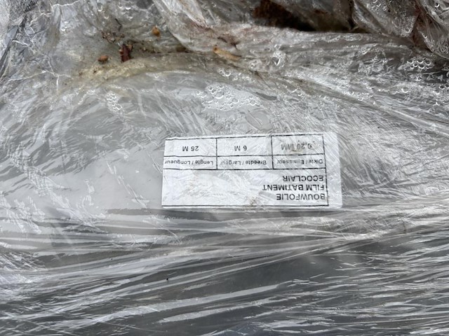 1x pallet bouwfolie - 25m - afbeelding 2 van  2