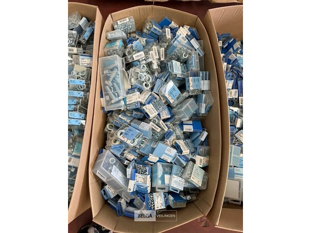 1x pallet met div bouten, moeren en sluitringen frhei - afbeelding 3 van  4
