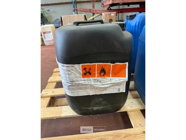 1x pallet met thinner - afbeelding 3 van  5