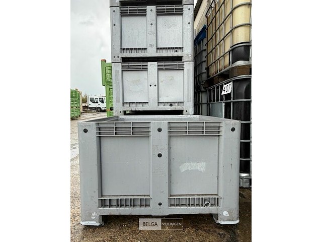 1x palletbox kunststof - afbeelding 1 van  2