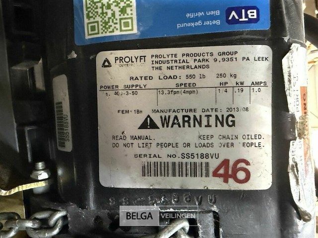 1x prostar motor 250kg takel - afbeelding 7 van  8