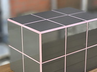 1x prototype design tegeltafel handmade 31x31x46h - afbeelding 3 van  7