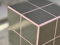 1x prototype design tegeltafel handmade 31x31x46h - afbeelding 4 van  7