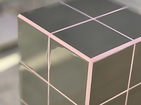 1x prototype design tegeltafel handmade 31x31x46h - afbeelding 4 van  7