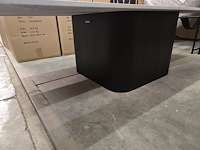 1x salontafel keramiek blad op houten poot 120x60 - afbeelding 2 van  8