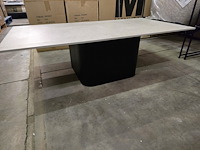 1x salontafel keramiek blad op houten poot 120x60 - afbeelding 8 van  8