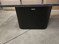 1x salontafel met marmeren blad 120x55x36h - afbeelding 4 van  6
