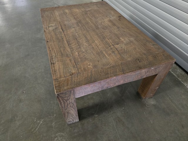 1x salontafel teak - afbeelding 3 van  5