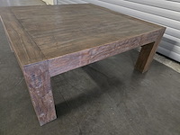 1x salontafel teak - afbeelding 3 van  4