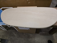 1x salontafelblad mortex salt met schade 140x60 - afbeelding 4 van  6