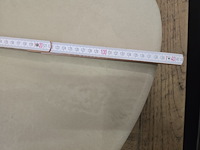 1x salontafelblad mortex salt met schade 140x60 - afbeelding 5 van  6