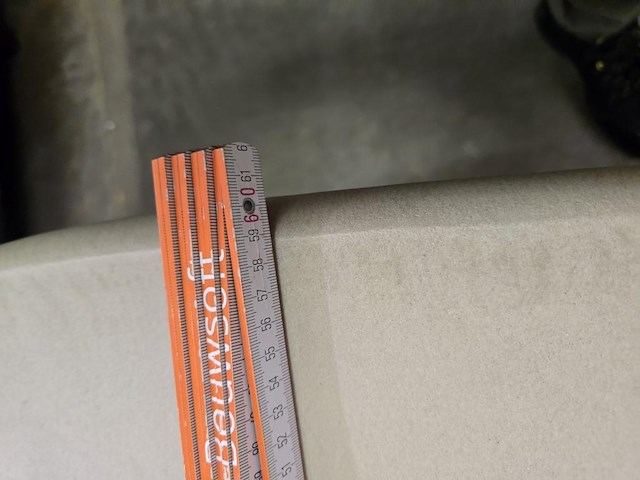 1x salontafelblad mortex salt met schade 140x60 - afbeelding 6 van  6