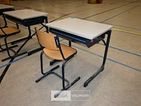 1x set van schoolbank met stoel - afbeelding 3 van  5