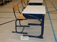 1x set van schoolbank met stoel - afbeelding 2 van  5