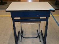 1x set van schoolbank met stoel - afbeelding 2 van  5