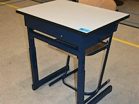 1x set van schoolbank met stoel