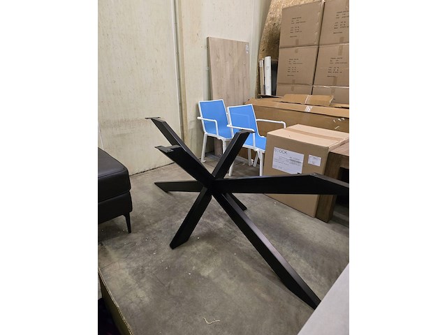 1x spideronderstel zwart 200cm - afbeelding 1 van  3