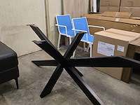 1x spideronderstel zwart 200cm - afbeelding 1 van  3