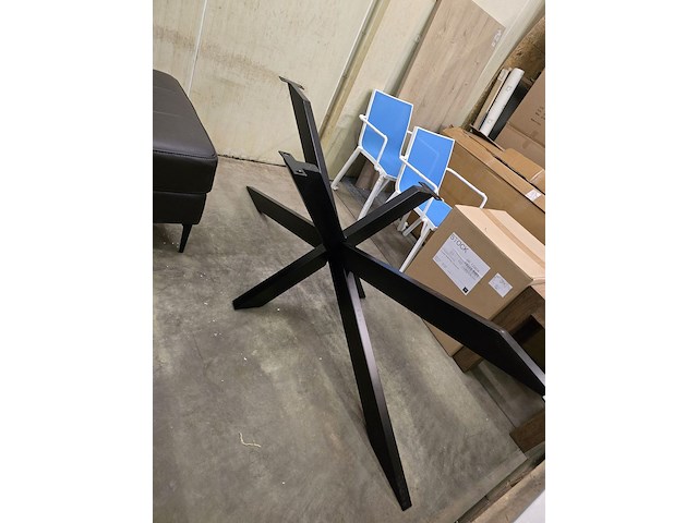1x spideronderstel zwart 200cm - afbeelding 3 van  3
