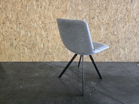 1x stoel in grijze stof pr living - afbeelding 4 van  4