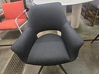 1x swivel stoel blauw - draaibare stoel - afbeelding 5 van  5