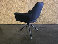1x swivel stoel blauw - draaibare stoel - afbeelding 3 van  5