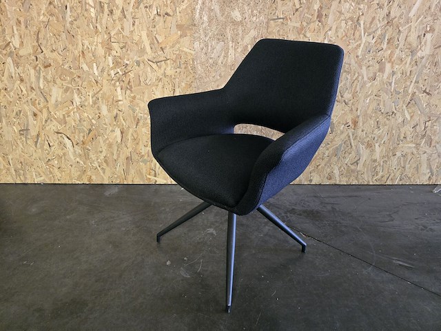 1x swivel stoel blauw - draaibare stoel - afbeelding 1 van  5