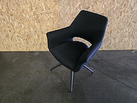 1x swivel stoel blauw - draaibare stoel - afbeelding 2 van  5