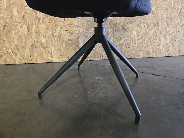 1x swivel stoel blauw - draaibare stoel - afbeelding 5 van  5