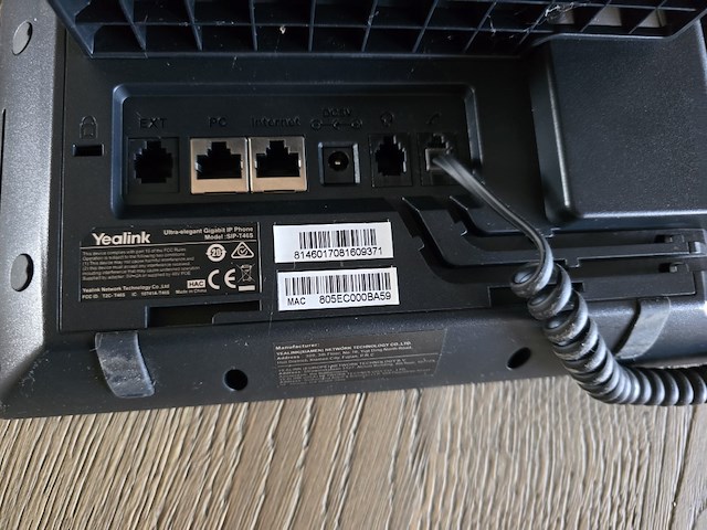 1x telefoon yealink t46s - afbeelding 4 van  5