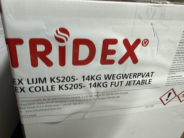 1x tridex lijm ks205 14kg - afbeelding 2 van  3