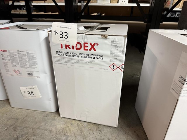 1x tridex lijm ks205 14kg - afbeelding 1 van  3