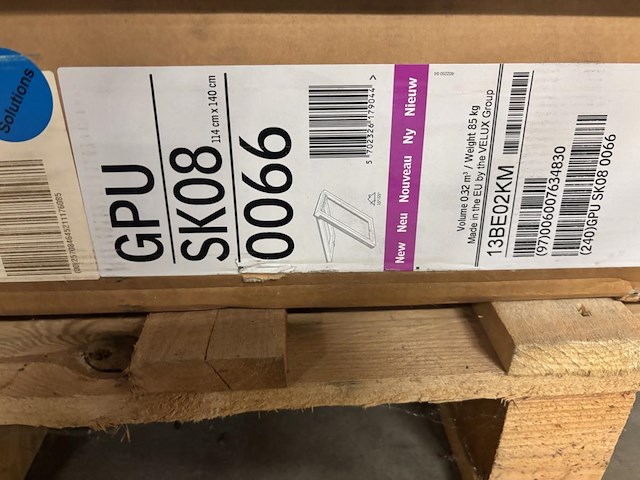 1x velux gpu sk08 0066 - afbeelding 1 van  1