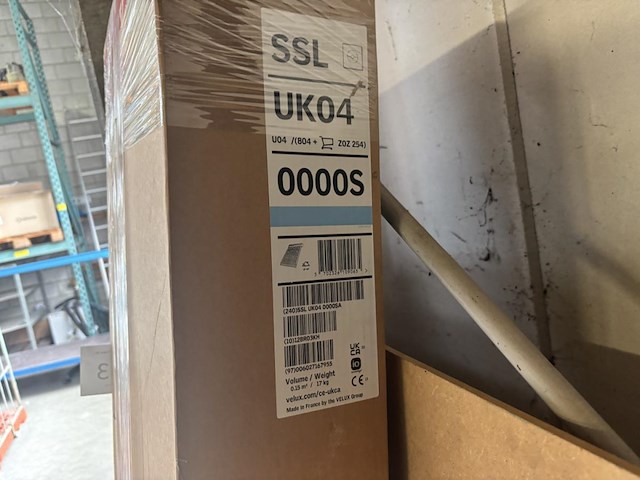 1x velux ssl uk04 00005 rollatten - afbeelding 2 van  2