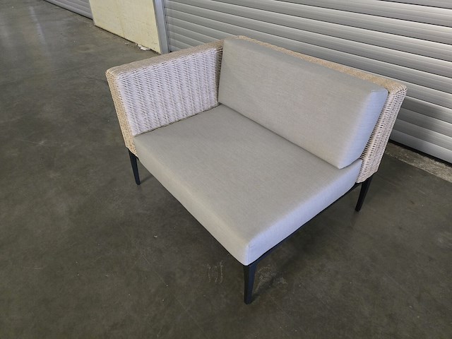 1x viro tuin hoekelement rattan 100x85 - afbeelding 2 van  8