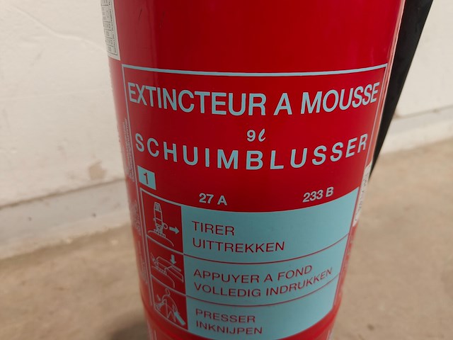 1x vorstvrije schuimblusser 9 liter - afbeelding 8 van  9