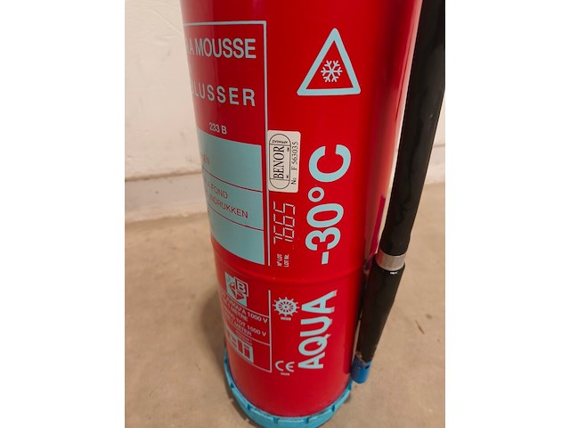 1x vorstvrije schuimblusser 9 liter - afbeelding 9 van  9