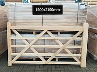 1x weidepoort eik 2m10 - afbeelding 1 van  1