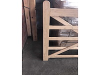 1x weidepoort eik 3m60 - afbeelding 3 van  4