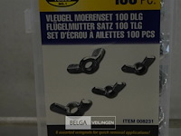 1x100pcs vleugelmoeren set - afbeelding 2 van  3