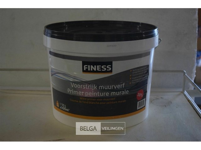1x10l finess witte prmer voor muurverf - afbeelding 1 van  3