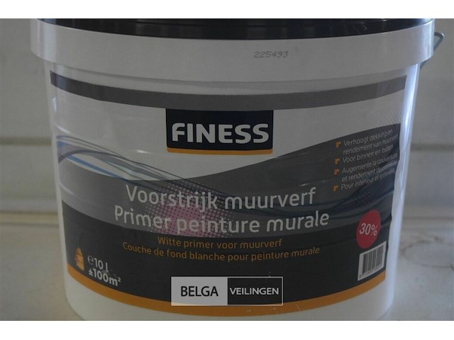 1x10l finess witte prmer voor muurverf - afbeelding 2 van  3