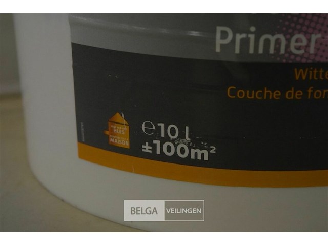 1x10l finess witte prmer voor muurverf - afbeelding 3 van  3
