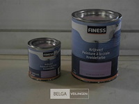 1x250ml finess en 1x1l krijtverf bonnington pink