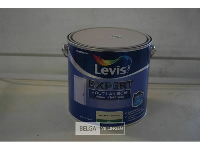 1x2,5l levis houtlak binnen karamel mat - afbeelding 1 van  3