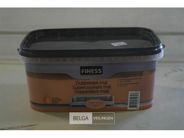 1x2,5lfinessdubbeldek copper orange - afbeelding 1 van  4