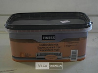 1x2,5lfinessdubbeldek copper orange - afbeelding 1 van  4