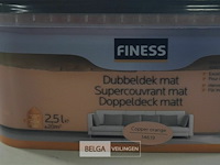 1x2,5lfinessdubbeldek copper orange - afbeelding 2 van  4