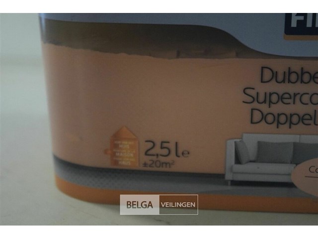 1x2,5lfinessdubbeldek copper orange - afbeelding 3 van  4