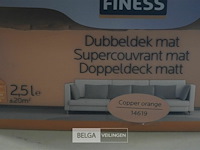 1x2,5lfinessdubbeldek copper orange - afbeelding 4 van  4